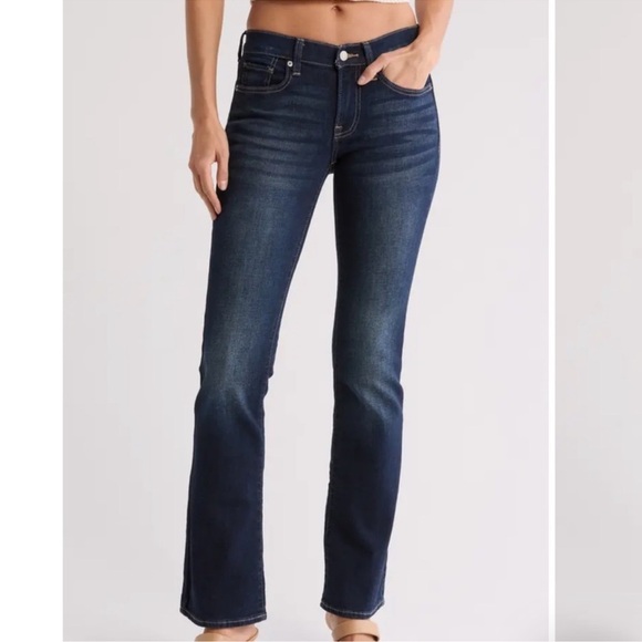 Lucky Brand Mid Rise Straight Jeans 14/34 R NWT - Picture 2 of 10